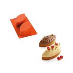 SILIKOMART Moule à Cake x2 Silicone Michalak 170 x 80 x h50 mm Professional