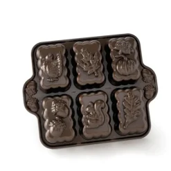 NORDIC WARE Moule à Cakes Automne Assortis (x6) Bronze Clearance
