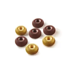 SILIKOMART Moule à Chocolat 11 Couronnes Easy Choc - Silicone Spécial Chocolat Hot