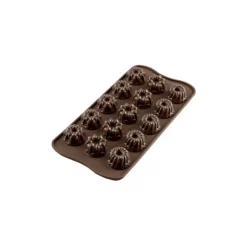EASY CHOC Moule à Chocolat 15 Kouglof Fantaisie - Silicone Spécial Chocolat Best