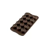 EASY CHOC Moule à Chocolat 15 Ronds - Silicone Spécial Chocolat Best