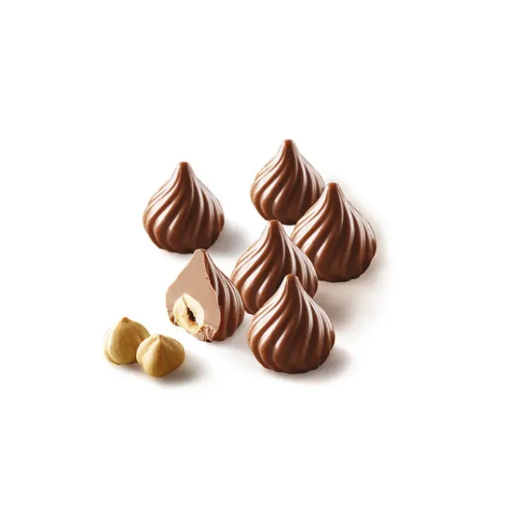 SILIKOMART Moule à Chocolat 15 Sphères Torsadées Easy Choc - Silicone Spécial Chocolat Hot