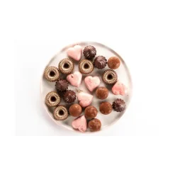 SILIKOMART Moule à Chocolat 15 Sphères Torsadées Easy Choc - Silicone Spécial Chocolat Hot