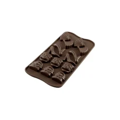 EASY CHOC Moule à Chocolat 14 Sujets Fashion - Silicone Spécial Chocolat Outlet