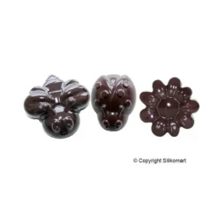 EASY CHOC Moule à Chocolat 15 Sujets Spring Life - Silicone Spécial Chocolat New
