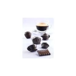 EASY CHOC Moule à Chocolat 12 Sujets Tea Time - Silicone Spécial Chocolat Best