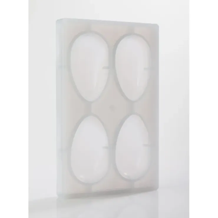 BARRY Moule à Chocolat Oeuf Lisse 10,5 cm (x4) Sale