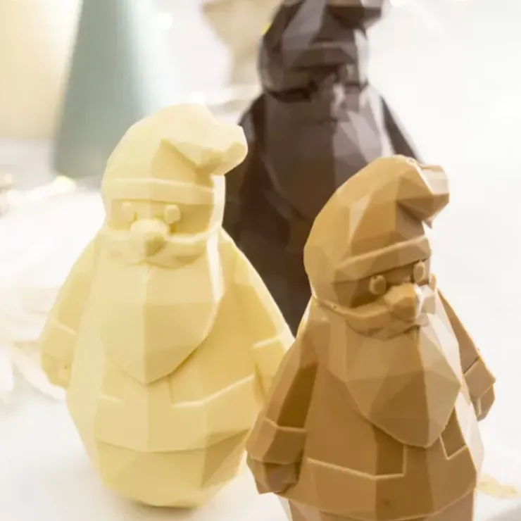 BARRY Moule à Chocolat Père Noël Origami 15 cm Best