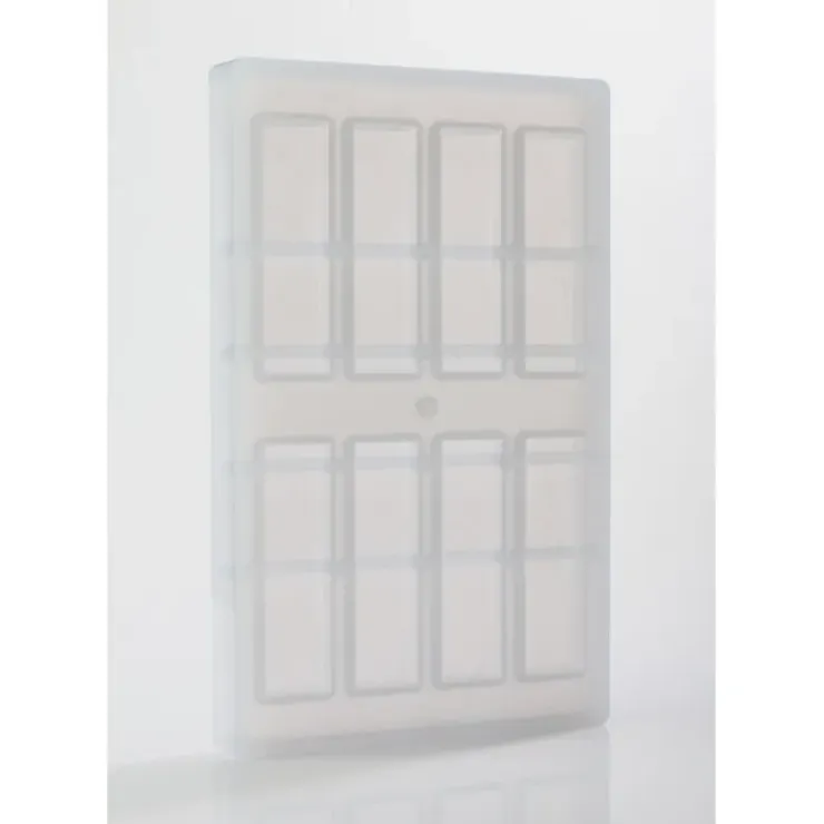 BARRY Moule à Chocolat Tablette Goûter 10 x 3 cm (x8) Clearance