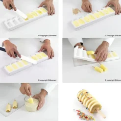SILIKOMART Moule à glace silicone 8 mini Tango avec bâtonnets Best
