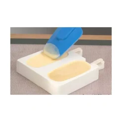 SILIKOMART Moule à Glace Silicone 2 x 2 Esquimaux 90 ml avec bâtonnets New