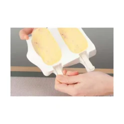 SILIKOMART Moule à Glace Silicone 2 x 2 Esquimaux 90 ml avec bâtonnets New