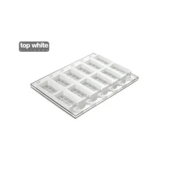 SILIKOMART Moule à glace silicone Choco 12 empreintes avec bâtonnets Discount