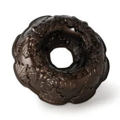 NORDIC WARE Moule à Gâteau Bundt Couronne d'Automne Bronze New