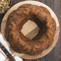 NORDIC WARE Moule à Gâteau Bundt Couronne d'Automne Bronze New