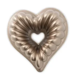 NORDIC WARE Moule à Gâteau Bundt Cœur Élégant Toffee Clearance