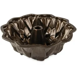 NORDIC WARE Moule à Gâteau Bundt Feuilles d'Automne Bronze Hot