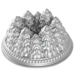 NORDIC WARE Moule à Gâteau Bundt Forêt de Sapins Silver Clearance