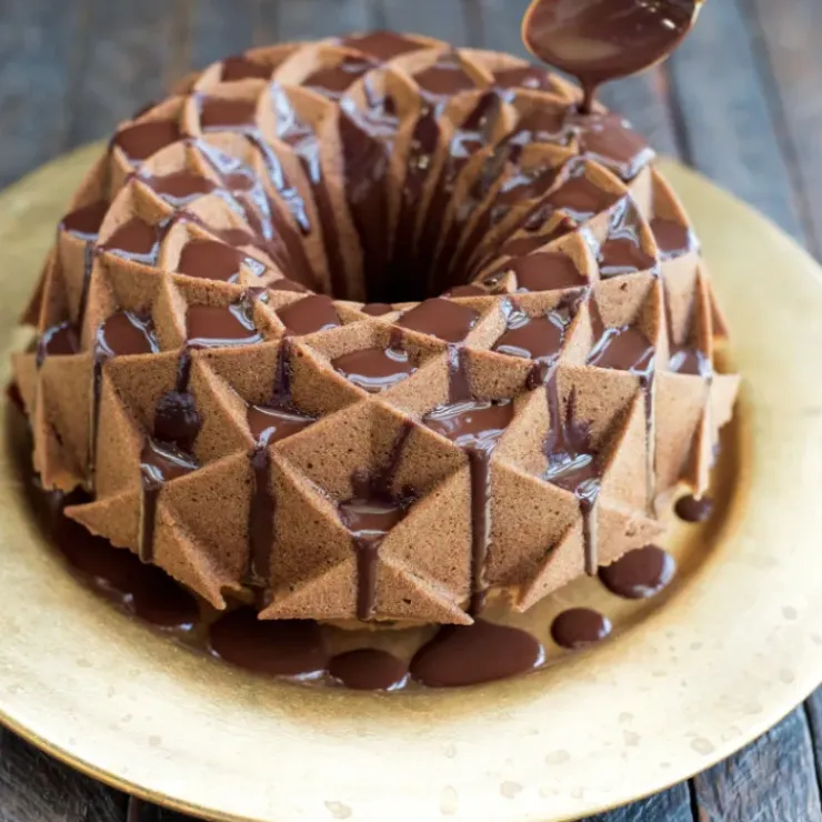 NORDIC WARE Moule à Gâteau Bundt Jubilee Gold