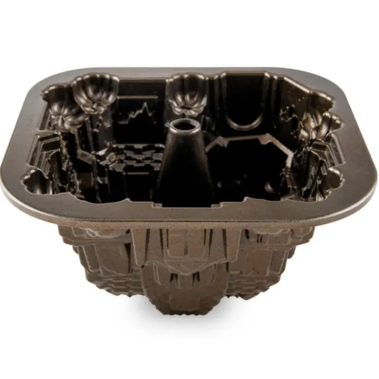 NORDIC WARE Moule à Gâteau Bundt Maison Hantée Bronze Hot