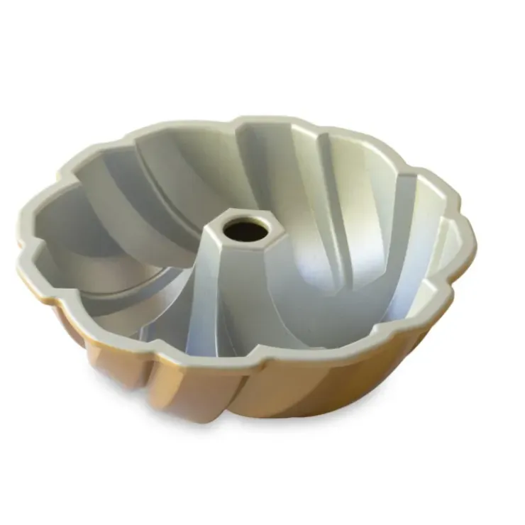 NORDIC WARE Moule à Gâteau Bundt Torsadé Gold Hot