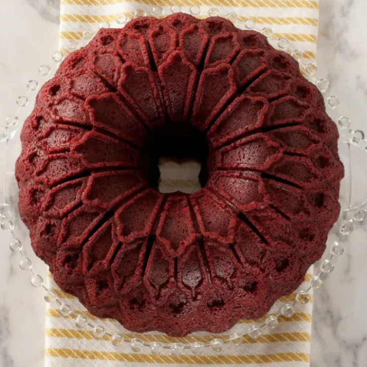 NORDIC WARE Moule à Gâteau Bundt Vitrail Silver Clearance
