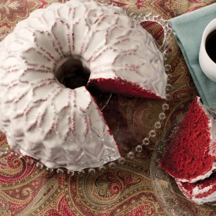 NORDIC WARE Moule à Gâteau Bundt Vitrail Silver Clearance