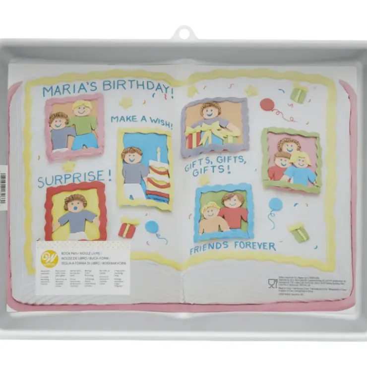 WILTON Moule à Gâteau Livre Ouvert Sale