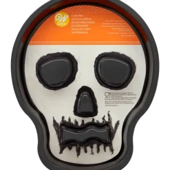 WILTON Moule à Gâteau Tête de Mort 24.3x30.2x4 cm