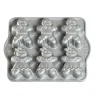 NORDIC WARE Moule à Gâteaux Bonhommes Pain d'Épices (x6) Silver Best