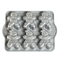 NORDIC WARE Moule à Gâteaux Bonhommes Pain d'Épices (x6) Silver Best