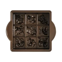 NORDIC WARE Moule à Gâteaux Carrés d'Automne (x9) Bronze Discount
