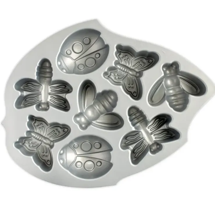 NORDIC WARE Moule à Gâteaux Coccinelle et Libellule (x8) Toffee Hot