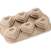 NORDIC WARE Moule à Gâteaux Cœurs à Étages (x6) Toffee New