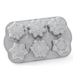 NORDIC WARE Moule à Gâteaux Flocons de Neige (x6) Silver Clearance