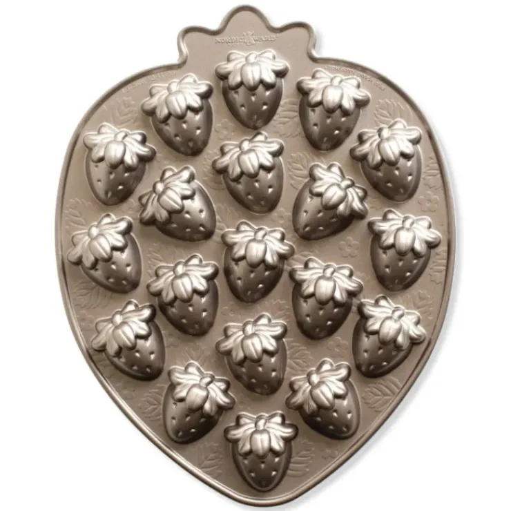 NORDIC WARE Moule à Gâteaux Fraises (x19) Toffee New