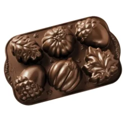 NORDIC WARE Moule à Gâteaux Gourmandises d'Automne (x6) Bronze Hot