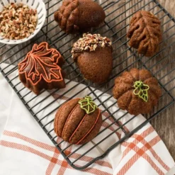 NORDIC WARE Moule à Gâteaux Gourmandises d'Automne (x6) Bronze Hot