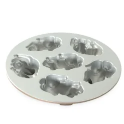 NORDIC WARE Moule à Gâteaux Lapins (x6) Toffee Discount