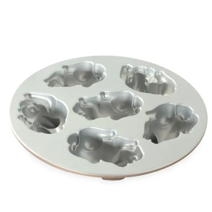NORDIC WARE Moule à Gâteaux Lapins (x6) Toffee Discount