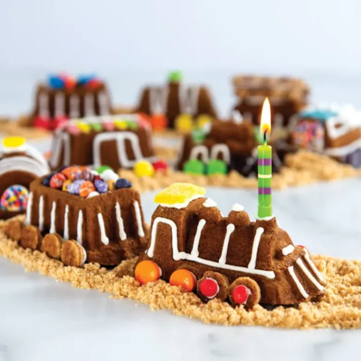 NORDIC WARE Moule à Gâteaux Petit Train (x9) Pro Cast Discount