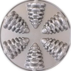 NORDIC WARE Moule à Gâteaux Sapins (x6) Silver
