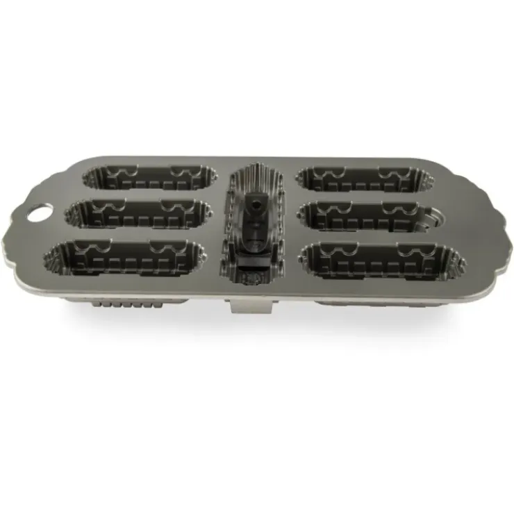 NORDIC WARE Moule à Gâteaux Train Nordic Express (x7) Silver Clearance