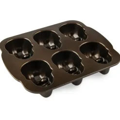 NORDIC WARE Moule à Gâteaux Têtes de Mort (x6) Bronze Online
