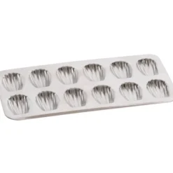 GOBEL Moule 12 Madeleines Fer Blanc New