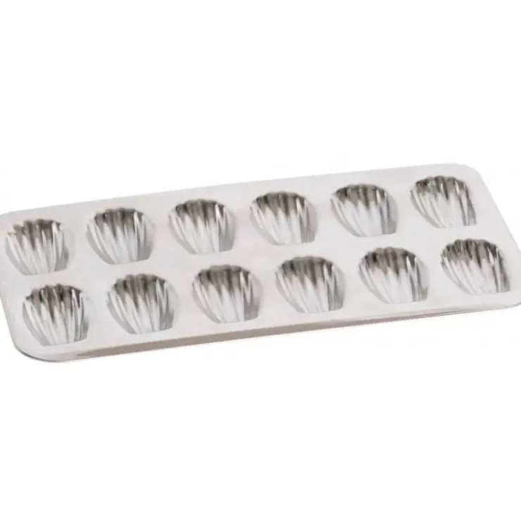 GOBEL Moule 12 Madeleines Fer Blanc New