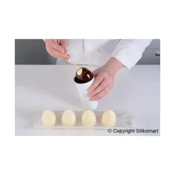 SILIKOMART Moule 5 Oeufs Silicone Ø 50 mm Discount