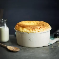 EMILE HENRY Moule à Soufflé en Céramique Ø 23 cm Argile Discount
