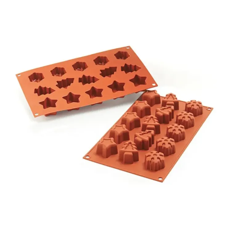 MALLARD FERRIERE Moule 15 sujets Noël en Silicone Best