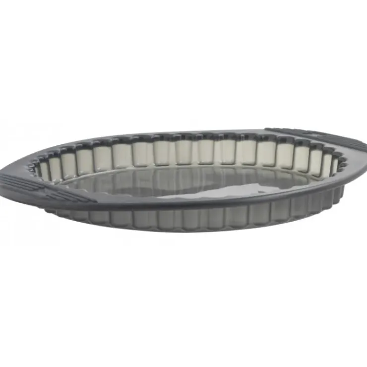 MASTRAD Moule à Tarte Cannelée Silicone 28 cm Best